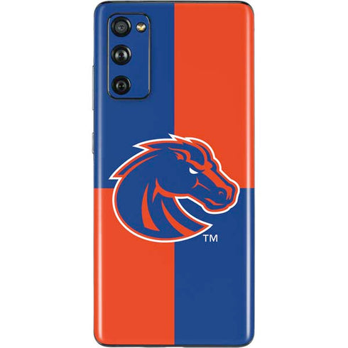 Boise State University Broncos Checkered Galaxy S20 Fan Edition Skin